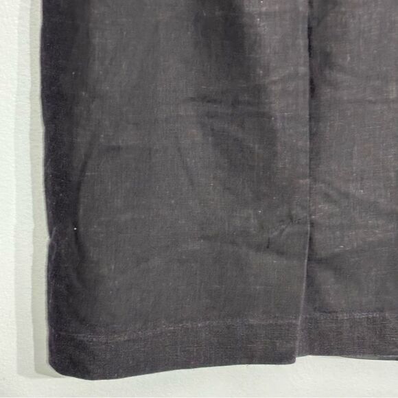 VTG Adolfo International | Women’s Black Linen Pencil Skirt Knee-Length Workwear - Picture 11 of 15